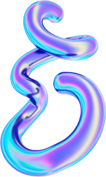 3D Gradients Oversaturated Rainbow Color